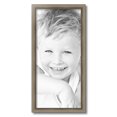 thumbnail image 2 of ArtToFrames 12" x 26" Regency Silver Picture Frame, 12x26 inch Silver Wood Poster Frame (WOM-5023),  Pack, 2 of 7