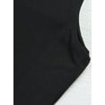 thumbnail image 4 of Women's Square Neck Sleeveless Crop Tops 2024 Cute Double Layer Seamless Slim Fit Tank Tops, 4 of 6