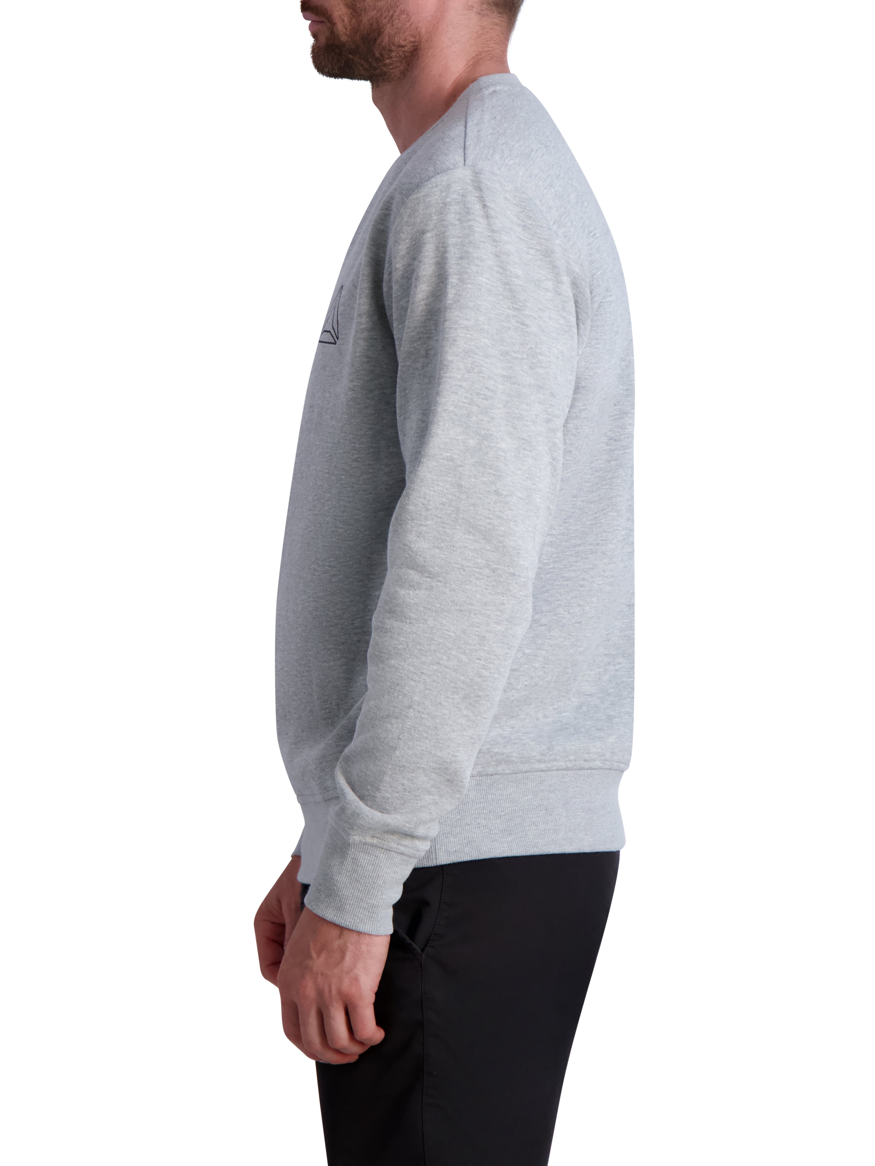 Reebok Men's Free Weight Crewneck Sweater, Up To Size 3XL
