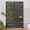 Black, variant on MAYEERTY 2-Piece Outdoor Metal Privacy Screen 6ft × 4ft Black, 6-Panel Light & Shadow Pattern, Rust-Resistant for Garden