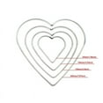 thumbnail image 2 of 8PCS Heart Wire Wreath for Home Decor Wedding New Year Valentines Christmas Decoration, 2 of 5