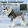 thumbnail image 5 of UOSIA Winter Coat with Waterproof Fabric and Hood, Dog Jacket with Reflective Strap, 5 of 6