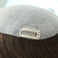 thumbnail image 3 of Base Size 5.5"x6" Hair Toppers for Women 13in Hair length Injection Silk Top Women Topper Real Human Clip in Hair Pieces for Women With Thinning Hair Hair Loss, 3 of 9