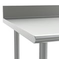 thumbnail image 6 of Flash Furniture 30" x 72" Adjustable Shelf Stainless Steel General Purpose Table with 4" Backsplash, 6 of 8