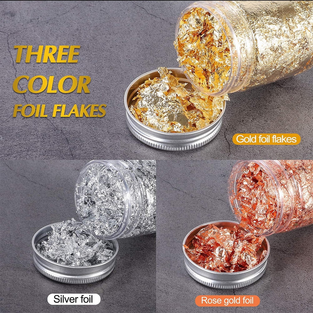 13 Gold Copper Silver Flakes ideas