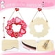 thumbnail image 3 of Corona de madera de San Valentín - Colgante de corazón rojo para decoración de pared en el salón y regalo romántico para el hogar, 3 of 6