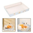 thumbnail image 3 of Disposable Cat Foldable Paper Kitty Litter Tray 35x25.5x5cm Portable Kitten Litter Tray Low Entry Waterproof Lightweight Cardboard Litter Tray for Indoor Outdoor Travel, 3 of 7