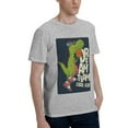 thumbnail image 2 of Bingfone Dinosaur Basketball Player Men'S Loose Fit Short-Sleeve Pocket T-Shirt, 2 of 7