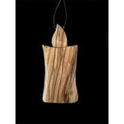 Earthwood 248641 2.5 in. Thick Cut Candle Ornament, Olive Wood