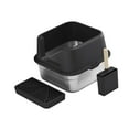 thumbnail image 3 of Caja de arena para gatos Contenedor de arena para gatos Bandeja de arena para mascotas antisalpicaduras de lado alto negro, 3 of 8