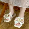 thumbnail image 7 of Godom Toddler Slippers House Open Toe Comfy Slippers Summer Non-Slip Beach Shoes Kid Cloud Slides, 7 of 7