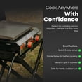 thumbnail image 6 of GasOne Universal Propane Regulator Hose with 3 Interchangeable Fittings  – 3 FT Propane Hose with Regulator - Compatible with Blackstone 17"/22" Griddles, Propane Grills, Burners & Other Appliances, 6 of 6