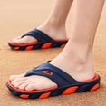 thumbnail image 3 of Rokment Mens Orthopedic Flip Flops Comfortable Arch Support Thongs Sandals Summer Beach Orthotic Walking Slides Slippers for Indoor and Outdoor, 3 of 7