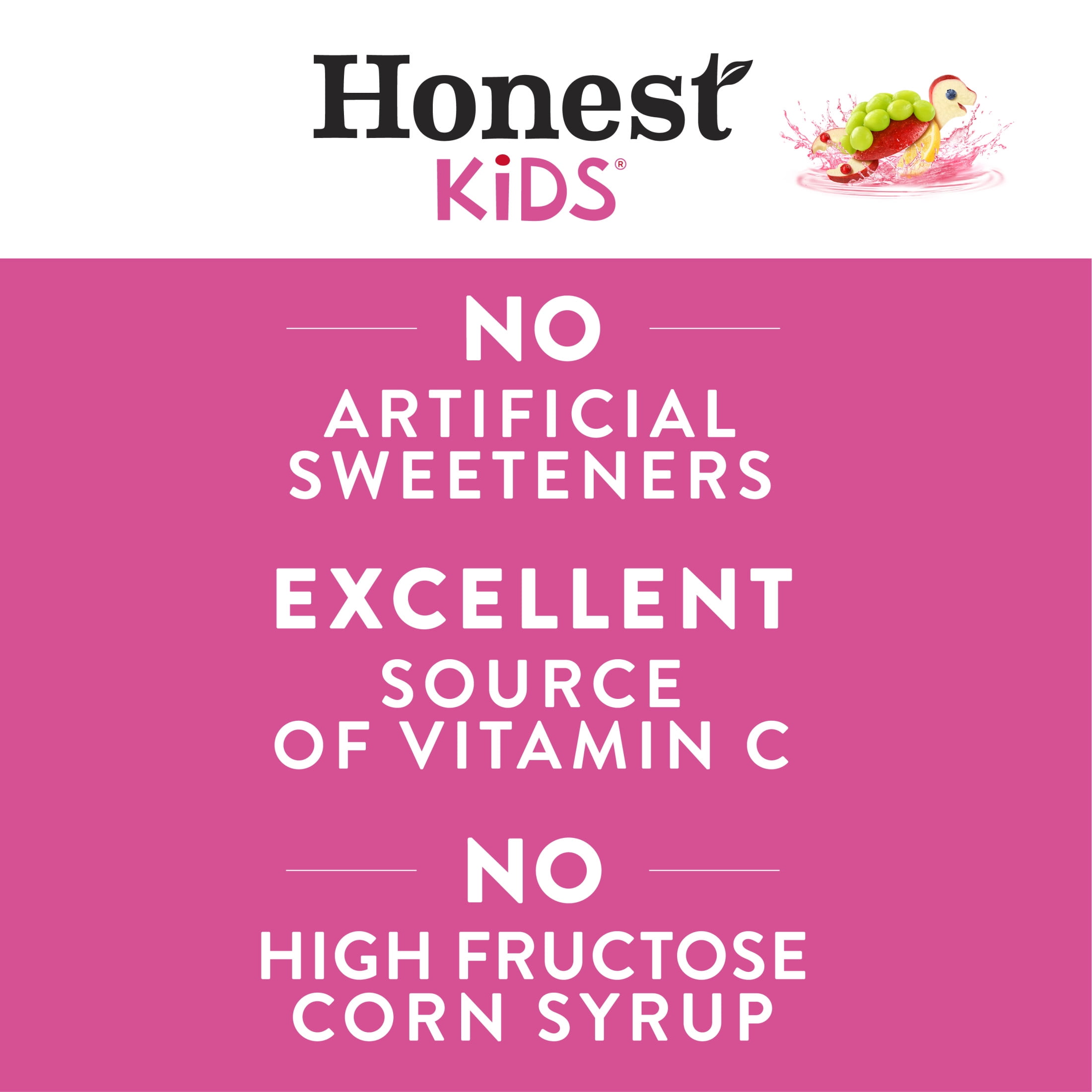 (5 pack) Honest Kids Berry Good Lemonade Organic Juice Drink Cartons, 6 fl oz, 8 Pack