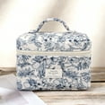 thumbnail image 5 of Gynky Makeup Bag- Large Capacity Cute Floral Travel Toiletry Bag,Cotton Cosmetic Bag Set for Women Girls Gifts Birthday, 5 of 7