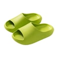 thumbnail image 3 of Wxirdiow Toddler House Slippers Cloud Slides for Kids Shower Slippers Bathroom Pool Sandals Boys Girls Comfy Thick Sole Slippers Summer Non-Slip Beach Shoes Green Size,4, 3 of 5