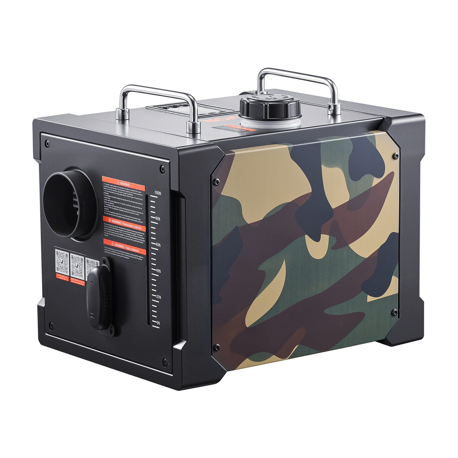 8KW Diesel Heater with Bluetooth & Remote 12V/24V All-in-One Portable Design 1.9 Gallon Tank & LCD Screen for Heating Vans Trucks RVs Campers Garages