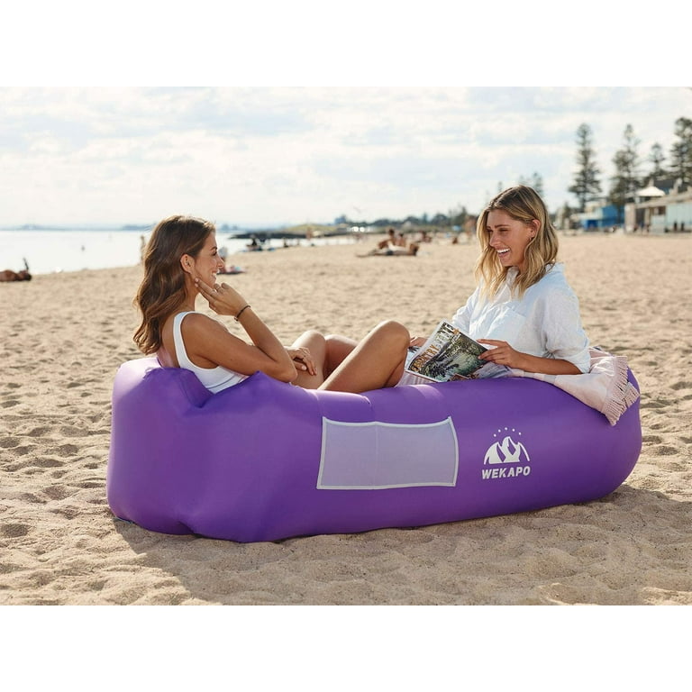 Wekapo Inflatable Lounger Air Sofa Hammock Portable Water Proof Anti Air Leaking Design Ideal Couch for Backyard Lakeside Beach Traveling Camping