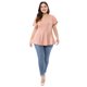 thumbnail image 3 of BluTop Peplum Escote Corazón Mangas Volantes TalGrande PaMujer Ro1X, 3 of 6