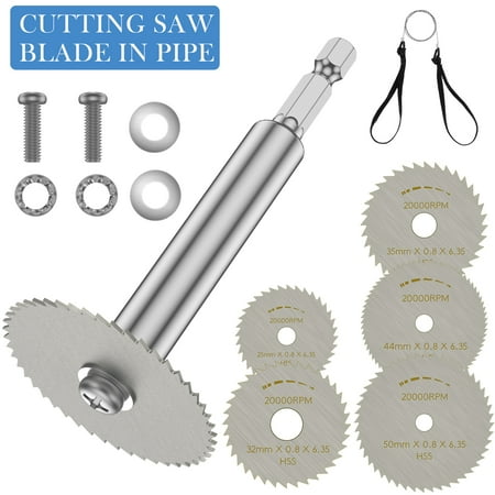 

Threns 1 Set PVC Pipe Inside Cutter Stainless Steel Plumbing Inside Cutter with 1/4 Inch Hex Shank Internal Plastic Pipe Cutter