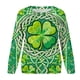 thumbnail image 3 of Uootdi Oversized St Patricks Day Sweatshirts for Women Irish Saint Pattys Shamrock Crewneck Long Sleeve Shirts Holiday Trendy Pullover Tops Gift, 3 of 7