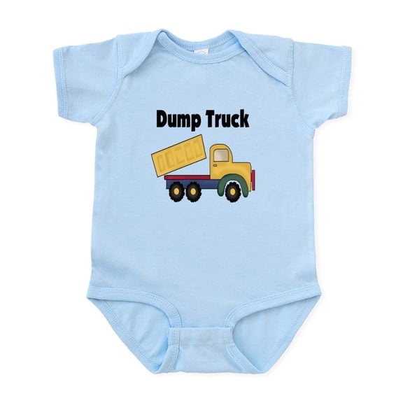 CafePress - Dump Truck Infant Bodysuit - Baby Light Bodysuit, Size Newborn - 24 Months