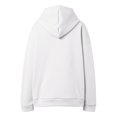 thumbnail image 4 of Conairie Long Sleeve Sweatshirt For Men Zip Up Hoodies Hop Goth Print Street Fashion Unisex Drawstring Sweat Jacket Tops Clothes With Pocket White XXL, 4 of 4