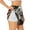 White, variant on Retro American Eagle A Printed 2 in 1 Women's Workout Shorts for Athletic Gym Running Shorts with Phone Pockets-Large