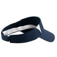 thumbnail image 3 of Sport-Tek Dry Zone Colorblock Visor-One Size (True Navy/White), 3 of 3