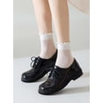 thumbnail image 3 of Deago 12 Pairs Women's Sheer Ruffle Socks Nude Stocking Summer Ultra Thin Cool See Through Silk Ankle Socks for Women, 3 of 8