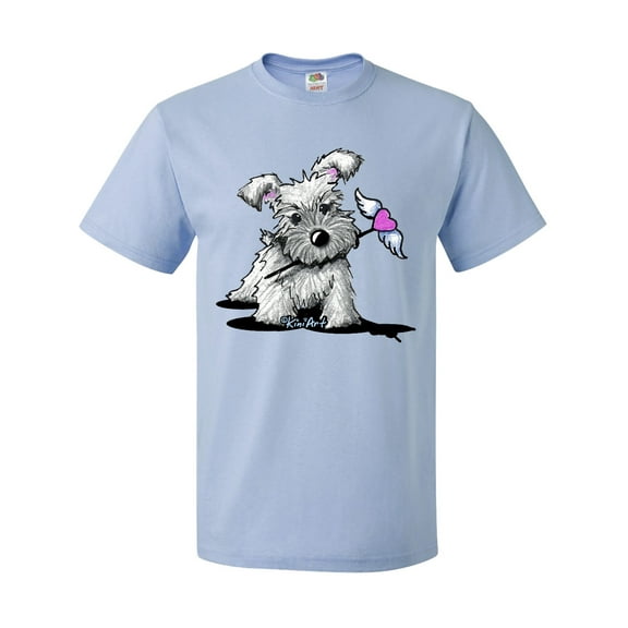 Inktastic Schnauzer with Heart T-Shirt