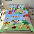 thumbnail image 1 of Tiny Bunch Baby TV Conjunto de sábanas temático, trío de piezas, cómodo y amigable con la piel, diseño único, regalo de decoración para el hogar para familiares, amigos y fans, 90 cm * 190 cm, 1 of 6