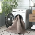 thumbnail image 3 of SAFAVIEH Loft Kalya Solid Machine Washable Runner Rug, Taupe, 2'3" x 6', 3 of 8