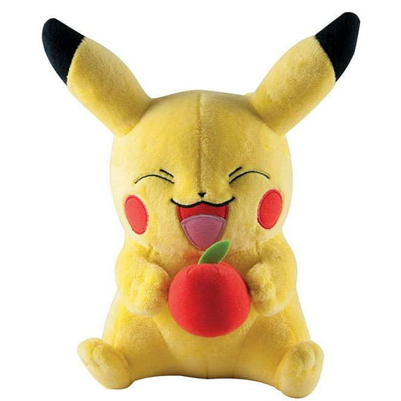 Pokemon Pikachu 10 Plush (Holding Apple)