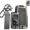 Gray-long Keychain, variant on Key Fob Cover Compatible with Land Rover LR4 Range Rover Sport Evoque Velar Defender 90 Jaguar E-Pace F-Pace XE XJ XJL Keychain Case Holder Protector,Gray-short Keychain