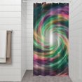 thumbnail image 2 of Colorful Spiral Pattern Shower Curtain 36"x72" ,Bathroom Decorative Shower Curtains Set with 12 Hooks,Modern Waterproof Washable Shower Curtain, 2 of 6
