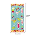 thumbnail image 2 of Summer Beach Towel Fresh Floral Print Quick Dry Microfiber Large Pool Towel Sand Free Lightweight Absorbent Blankets for Travel Swimming and Outdoor, 2 of 2