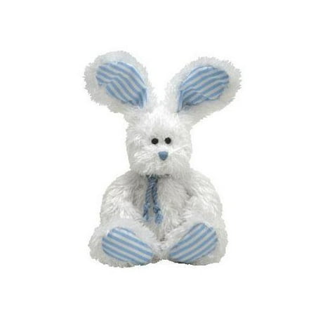 Ty Beanie Babies 2.0 Hopsy White Bunny with Blue Accents