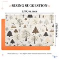 thumbnail image 6 of Yayeee Doormat for Inside 20"x32" Absorbent Low-Profile Washable Non-Slip Rubber Backed Entryway Rug, Winter Forest, 6 of 8