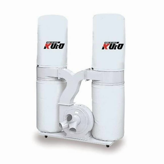 Kufo Seco UFO-103B 5HP 3-900 CFM 3 Phase 220V-440V Vertical Bag Dust Collector