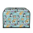 thumbnail image 2 of Cauagu Dogs for 4 Slice Toaster Cover (11.4''×7.9''×7.5'') Bread Machine Cover Toaster Protector Kitchen Appliance Dust Cover, 2 of 7
