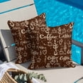 thumbnail image 4 of Coffee Beans Throw Pillow Cover Love Heart Vintage Brown Cotton Linen Cushion Cover Throw Pillow Case with Invisible Zipper for Couch Sofa Bed Chair Car 20x20 Inch, 4 of 9