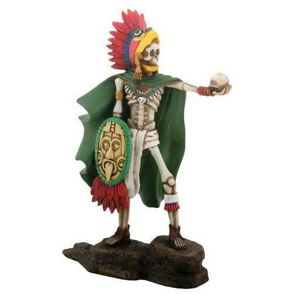 Day of the Dead Skull Skeleton Aztec Eagle Warrior Collectible Figurine Statue by Summit