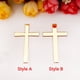 thumbnail image 4 of Espejo acrílico con corte láser, pegatina cruzada, recuerdo de fiesta de boda, decoración del hogar, negro, plateado, dorado, 50 unidades por lote, 4 of 4