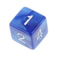 thumbnail image 3 of 30x D6 Dices Dados de juego de 6 caras para juegos de mesa Suministros para juegos de azar Accesorios para fiestas Púrpura Rojo Zulema Dados poliédricos, 3 of 8