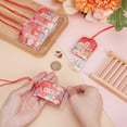 thumbnail image 4 of 6pcs Japanese Omamori Amulets Good Luck Hanging Ornament Red Blessing Lucky Charm with Lucky Stone and Sutra Books Gift for Health Wealth Success Good Fortune Happiness diy, 4 of 6