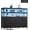 Black-6, variant on Nextay Smart LED TV Stand with Charging Station & 4 Drawers – Fits 50 Inch TV, Adjustable Feet, Modern Media Console for Living Room & Bedroom, Black