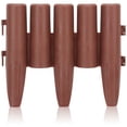thumbnail image 1 of Anthracite Wood Look Garden Border: Plastic Garden Edging With Flexible Design For Custom Landscape Division, Anti-Corrosive & Frost-Resistant For All-Year Use, Set Of 10, 1 of 5