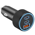 thumbnail image 1 of Cargador de Auto KENHAO USB-C y USB-A 67W PD/QC Carga Rápida, 1 of 7