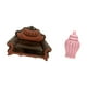 thumbnail image 5 of Sofá en miniatura para muñecas,Muebles de casa de muñecas,modelo de sofá europeo,decoración,Tarro de cerámica para jengibre,Jarrón de cerámica con jengibre y arreglo floral,Jarrón, 5 of 8